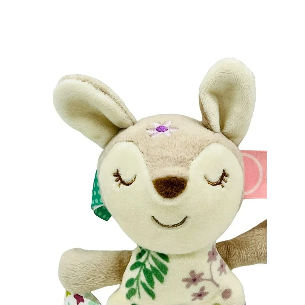Mary Meyer Taggies‎ Flora Fawn Rattle Lovey Plush Stuffed Animal Sensory Toy